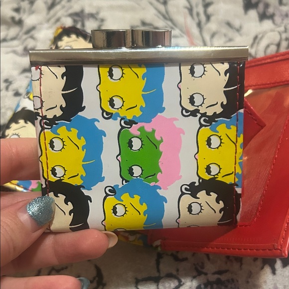 Y2K Vintage Betty Boop trifold wallet and coin purse pouch - Picture 9 of 12